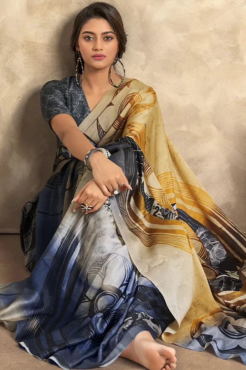 Banarasi Silk Saree With Blouse