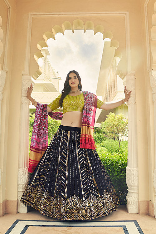 Sequins Embroidered Lehenga