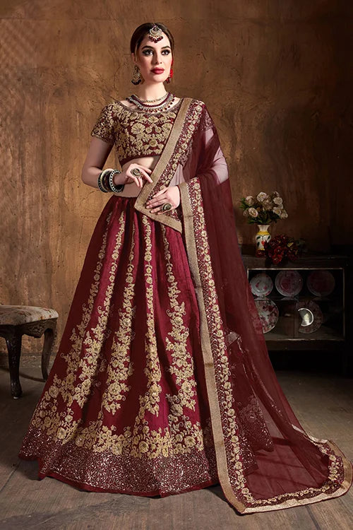 EMBROIDERY LEHENGA