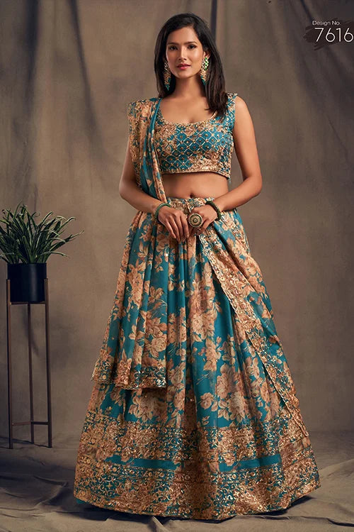 Printed Lehenga Choli