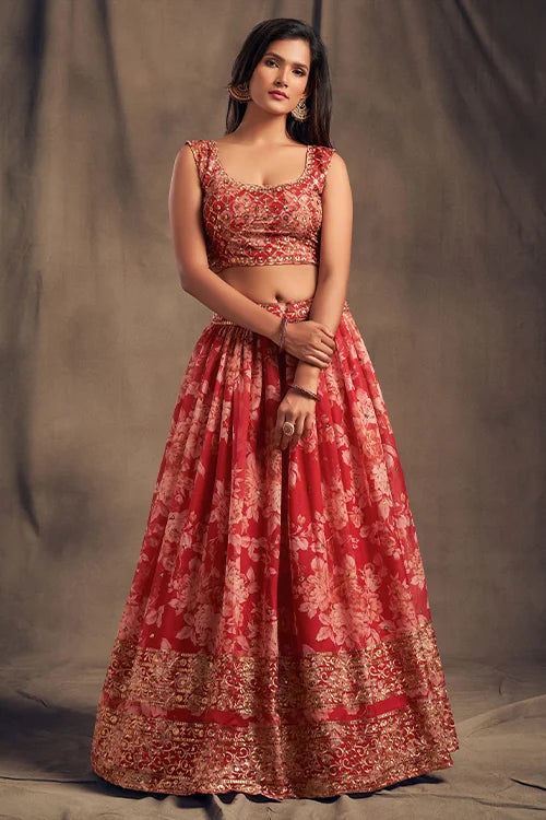 printed chaniya choli