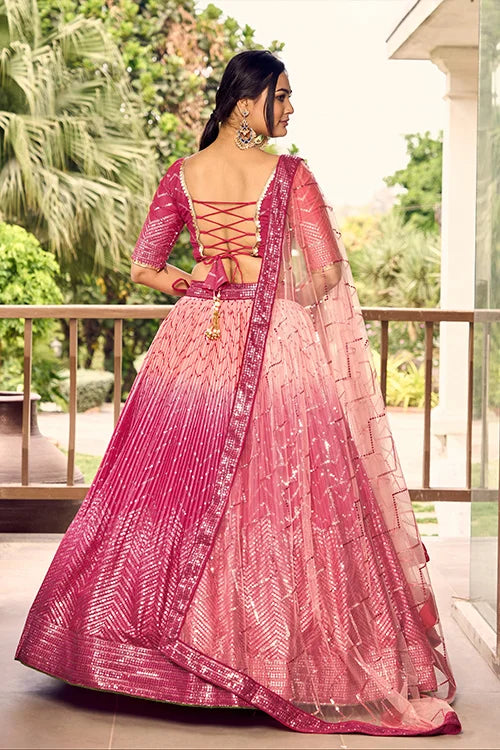 net lehenga choli