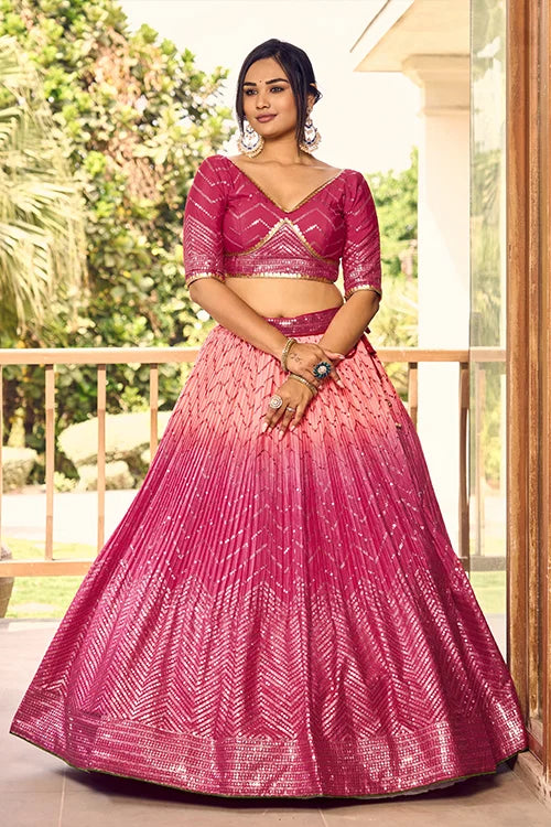 sequins lehenga choli