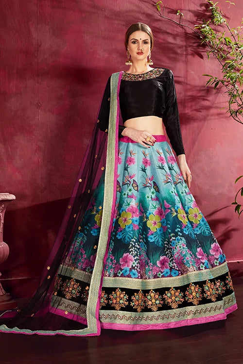 PRINTED lehenga