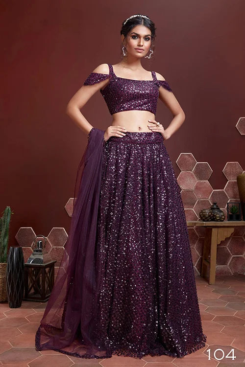 Purple Lehenga