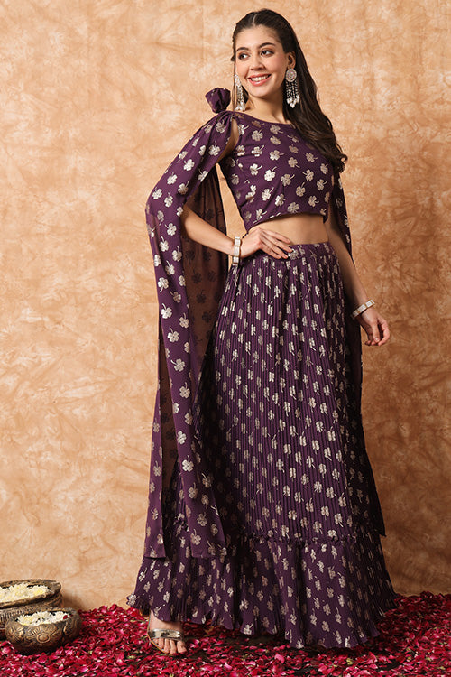 Purple Lehenga