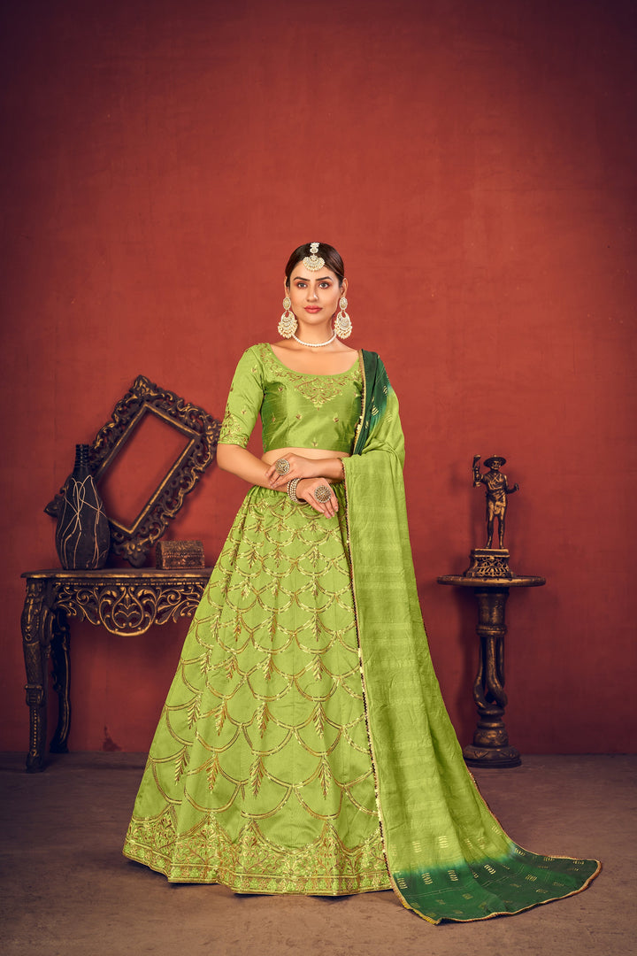 Sequance Embroidered Lehenga Choli 1766