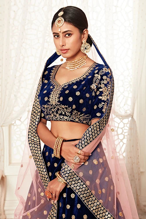 embroidery lehenga choli