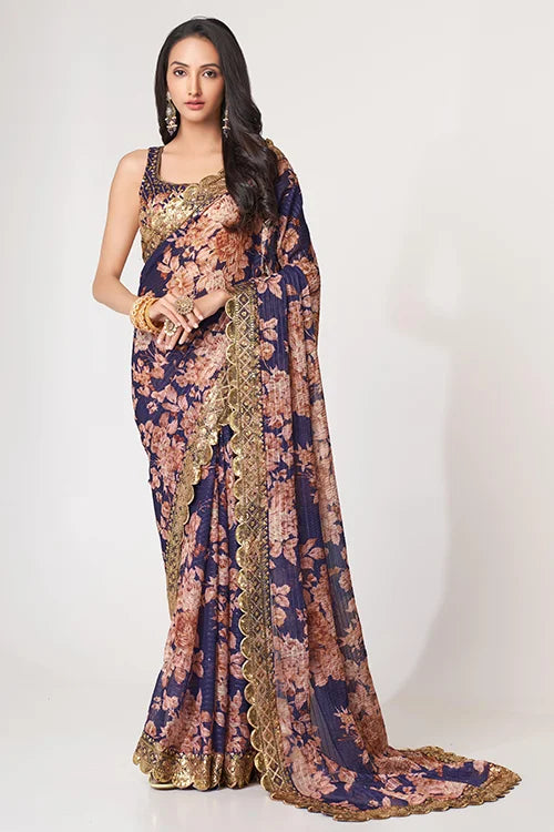 party wear saree