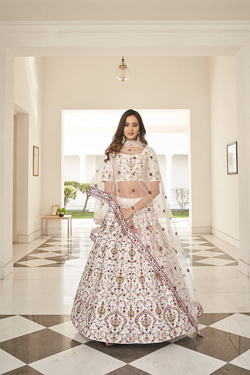 White Lehenga Choli