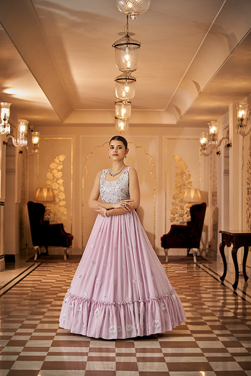 Embroidered Anarkali Gown