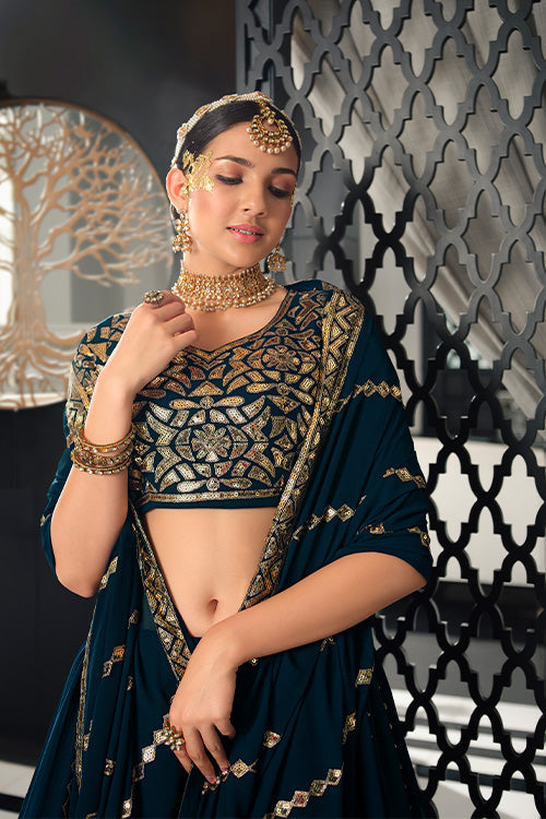 Embroidered Lehenga Choli