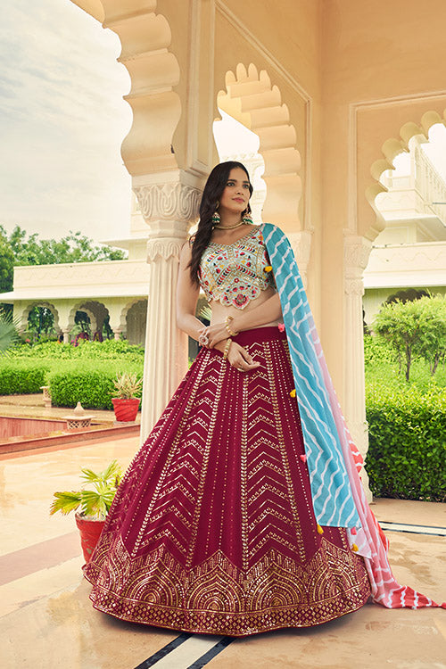 Embroidered Lehenga Choli