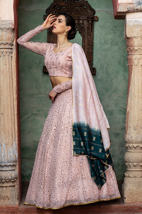 Sequins Lehenga Choli