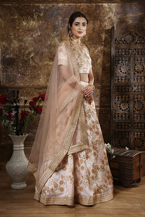 Peach Lehenga Choli