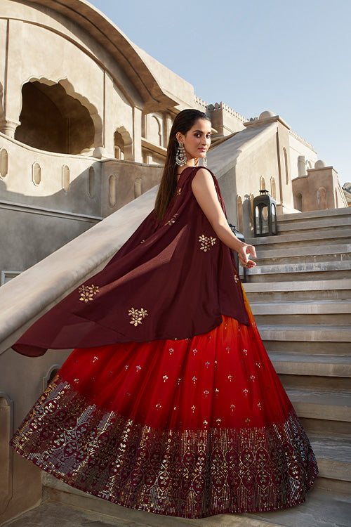 Low Price Offer Exclusive Mirror Work Lehenga Choli Collection 2305