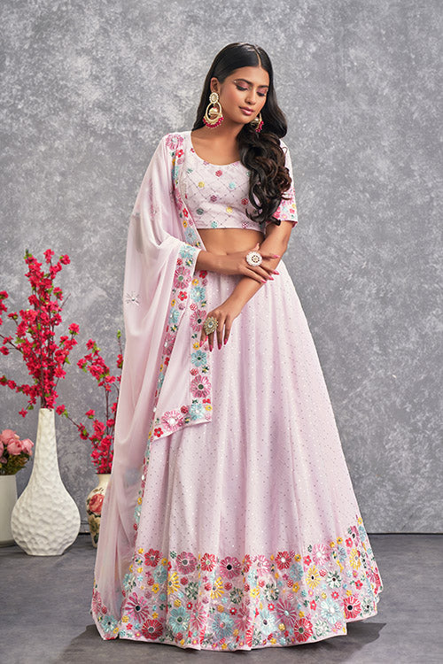 Pink Lehenga Choli