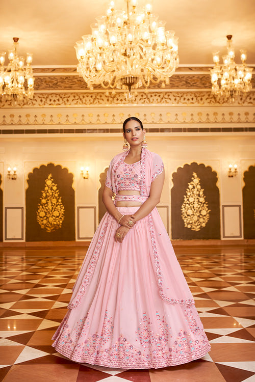 Pink Lehenga Choli