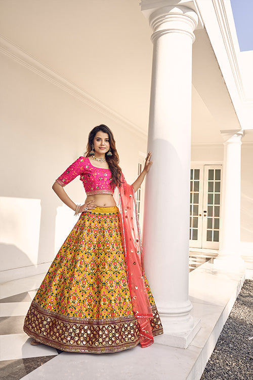 Sequins Embroidered Lehenga Choli